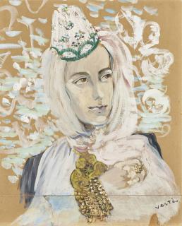 Marcel Vertès - Femme Vêtue À L\'Orientale