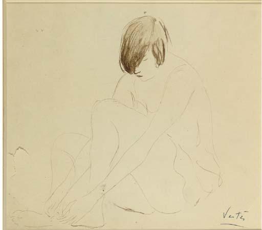 Marcel Vertés - Seated woman