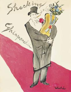 Marcel Vertès - Shocking (Projet D\'Affiche)