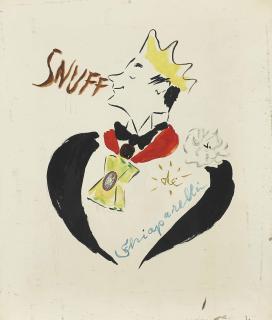 Marcel Vertès - Snuff (Projet D\'Affiche)