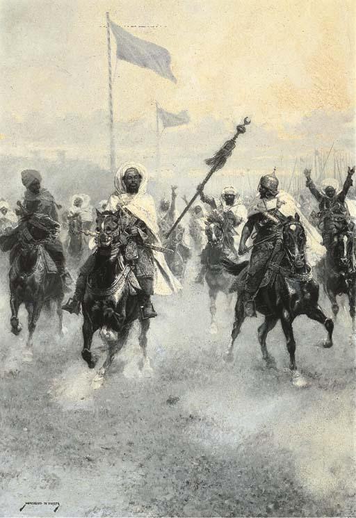 Marcelino De Unceta Y Lopez - Carga árabe