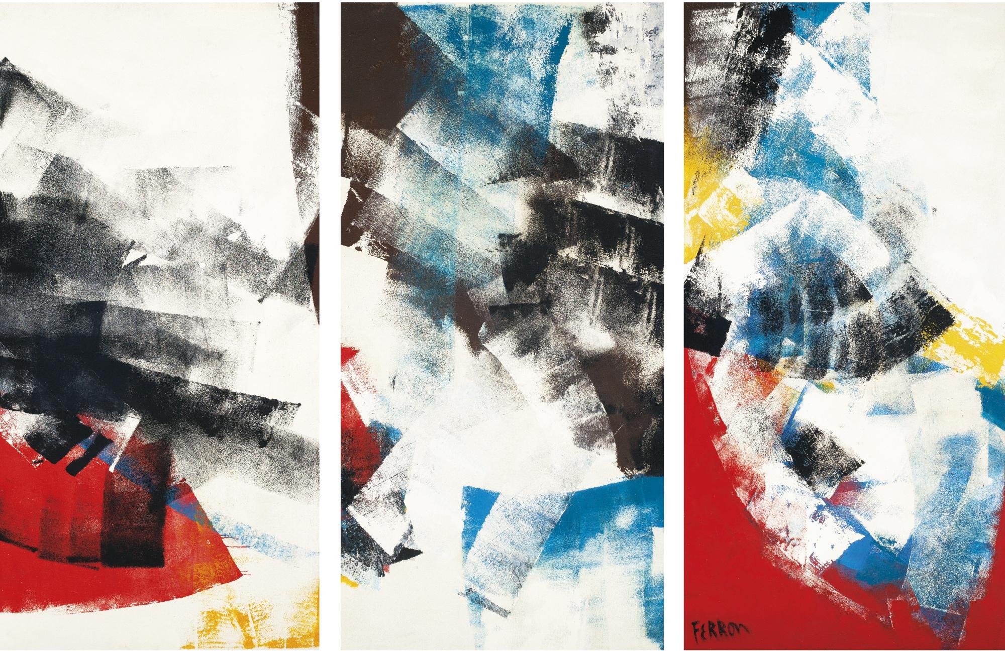 Marcelle Ferron - Untitled (Triptych)