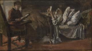 Marcellin Gilbert Desboutin - La lecture