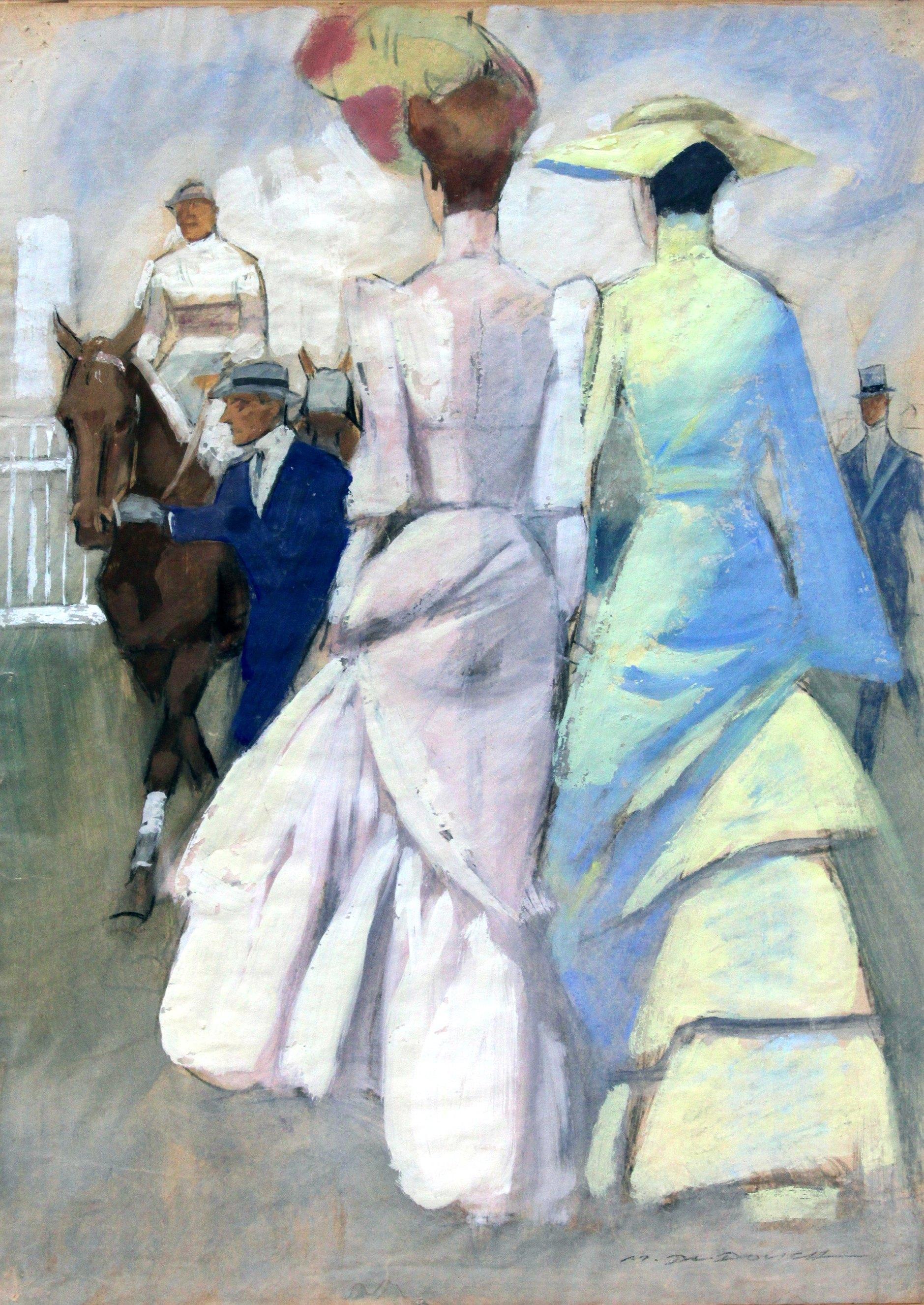 Marcello Dudovich - All\'ippodromo