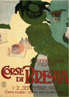Marcello Dudovich - Corse Di Brescia