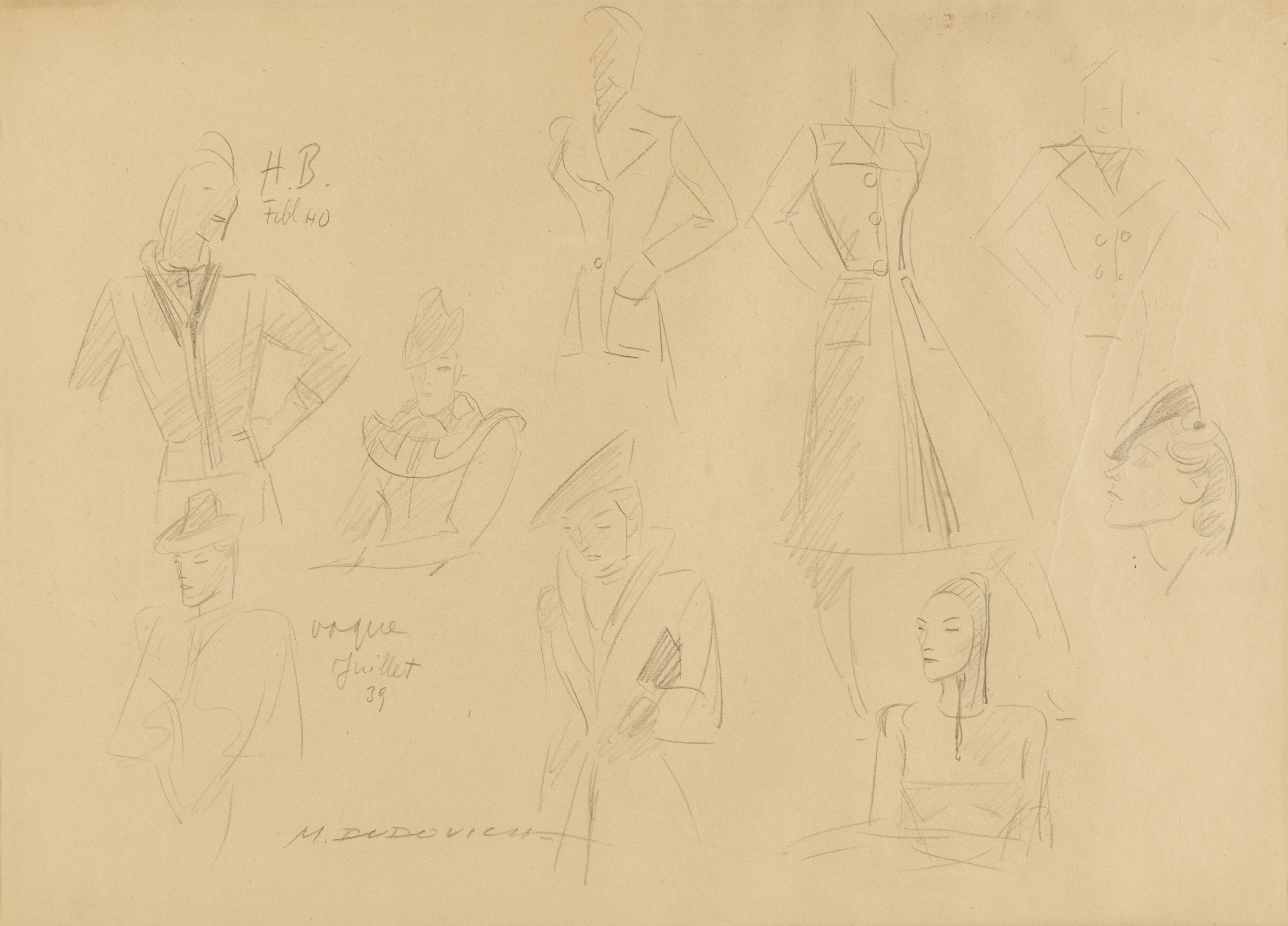 Marcello Dudovich - Figurini per Vogue