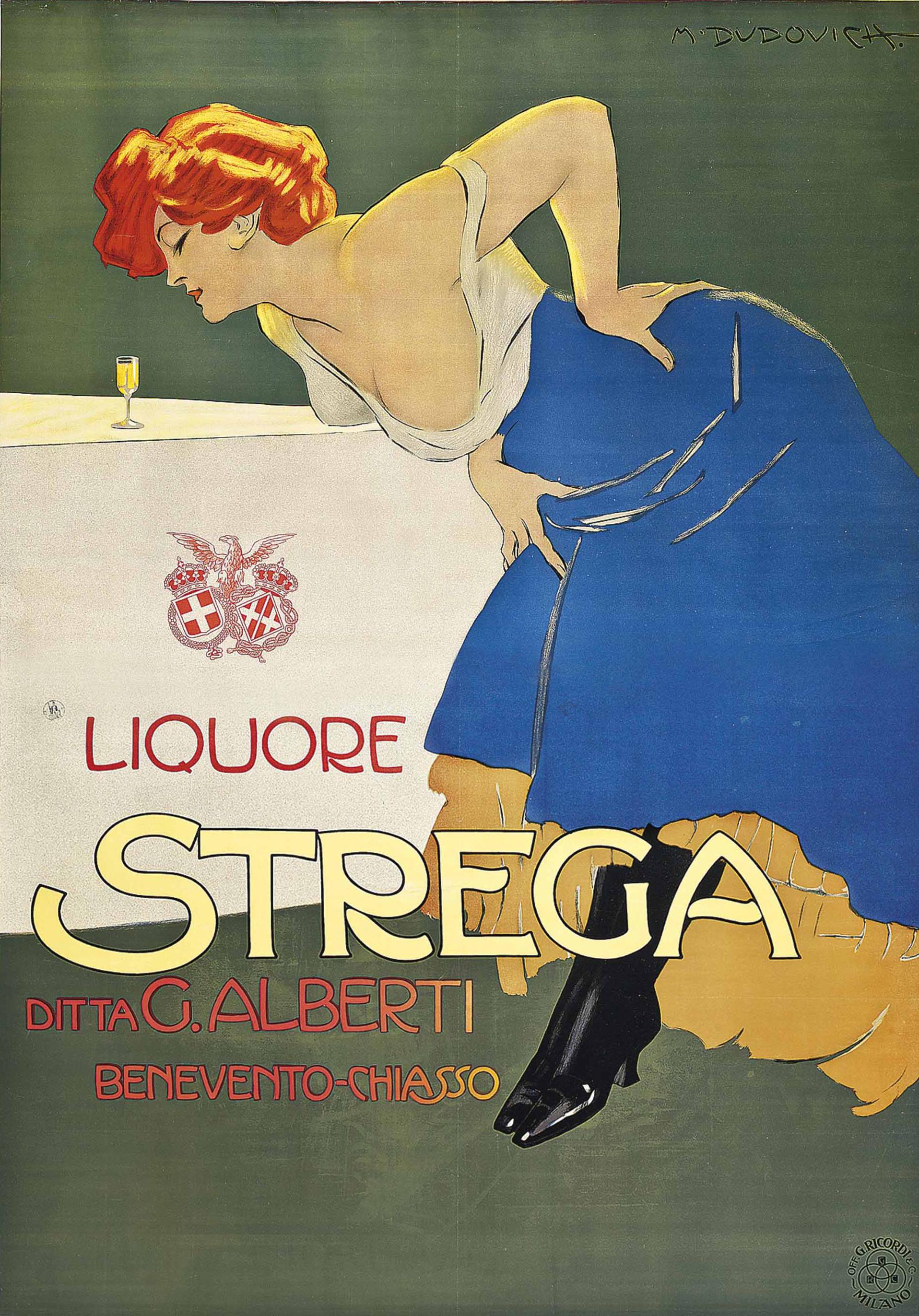 Marcello Dudovich - LIQUORE STREGA