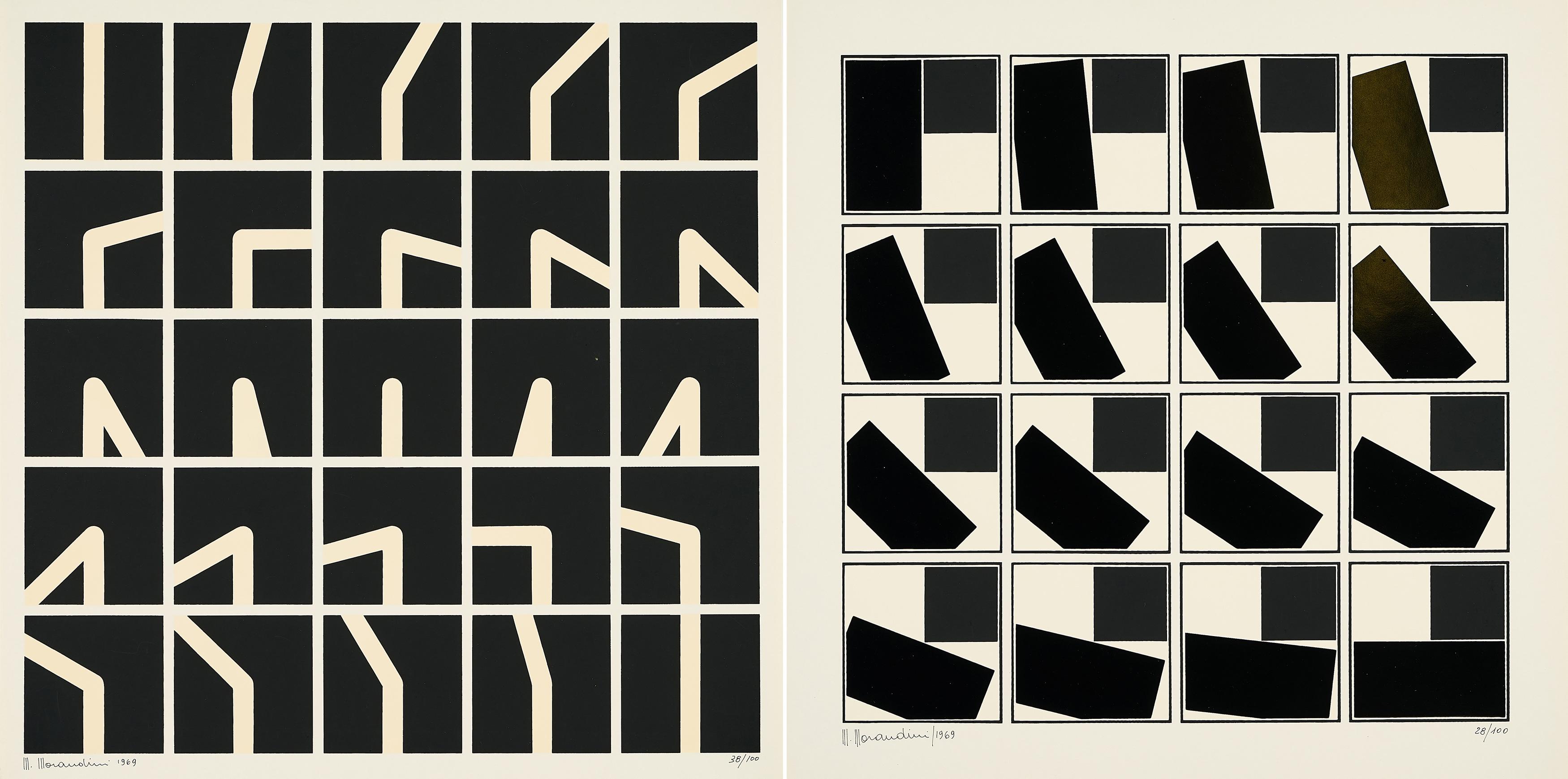 Marcello Morandini - Konvolut von 2 Druckgrafiken.