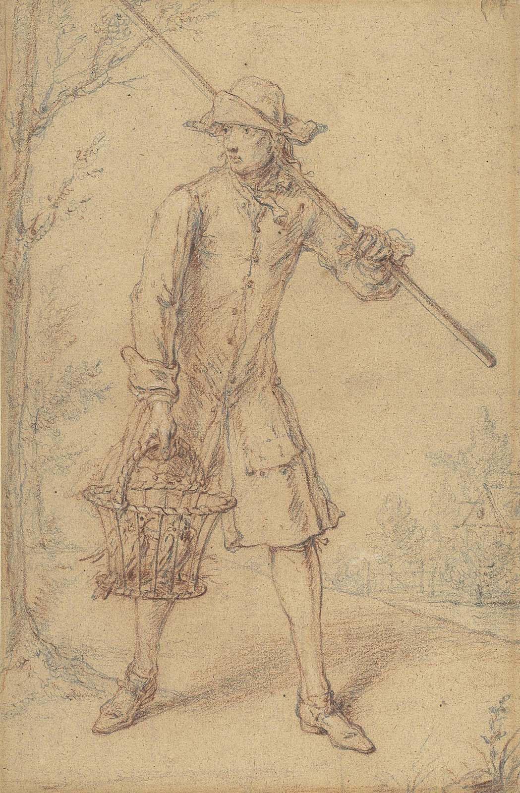 Marcellus Laroon II - A bird snarer