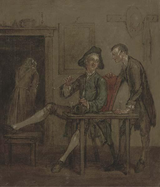 Marcellus Laroon - A tavern interior