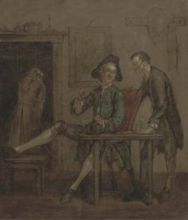 Marcellus Laroon - A tavern interior