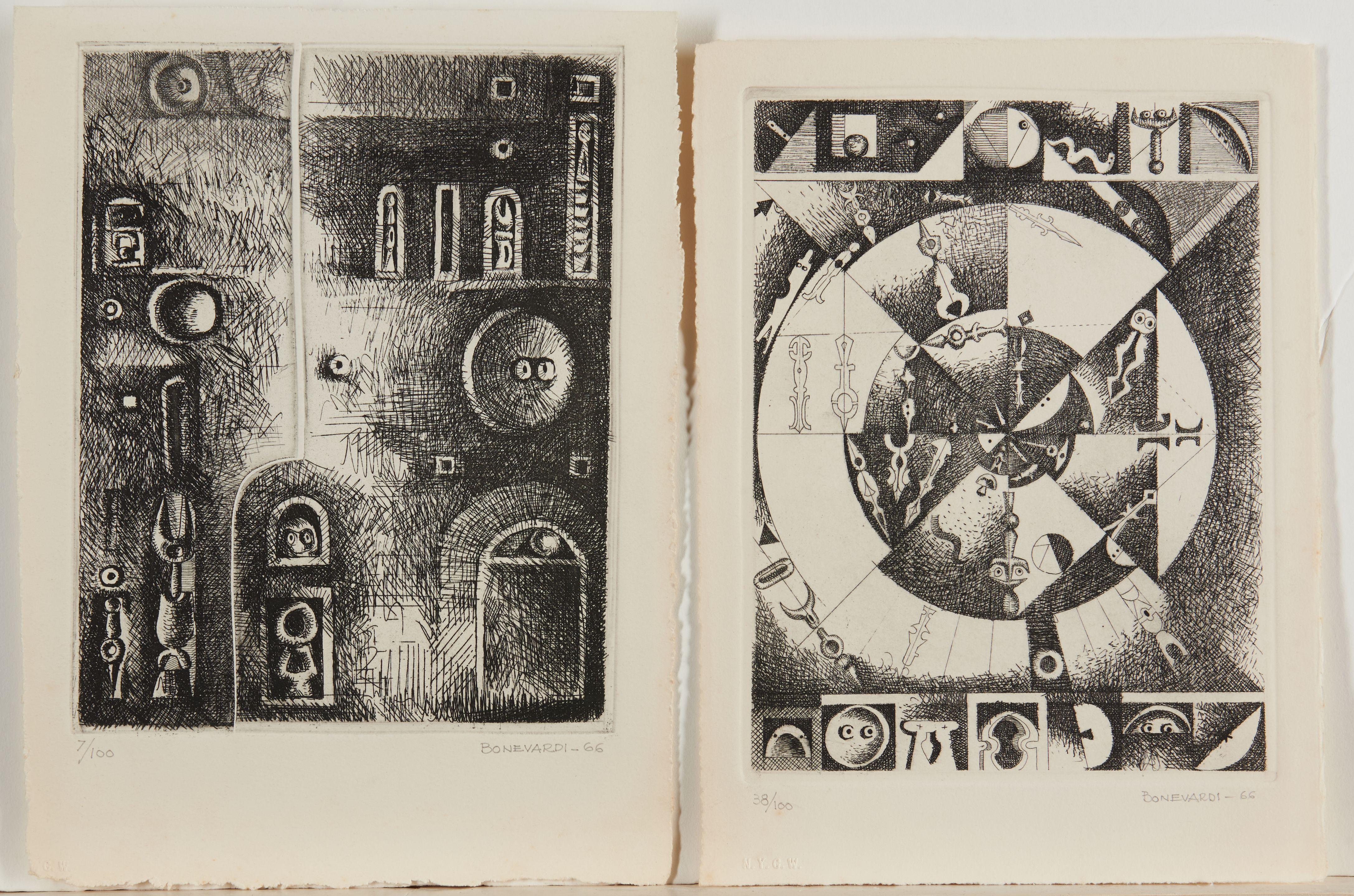 Marcelo Bonevardi - Four Astrological Prints