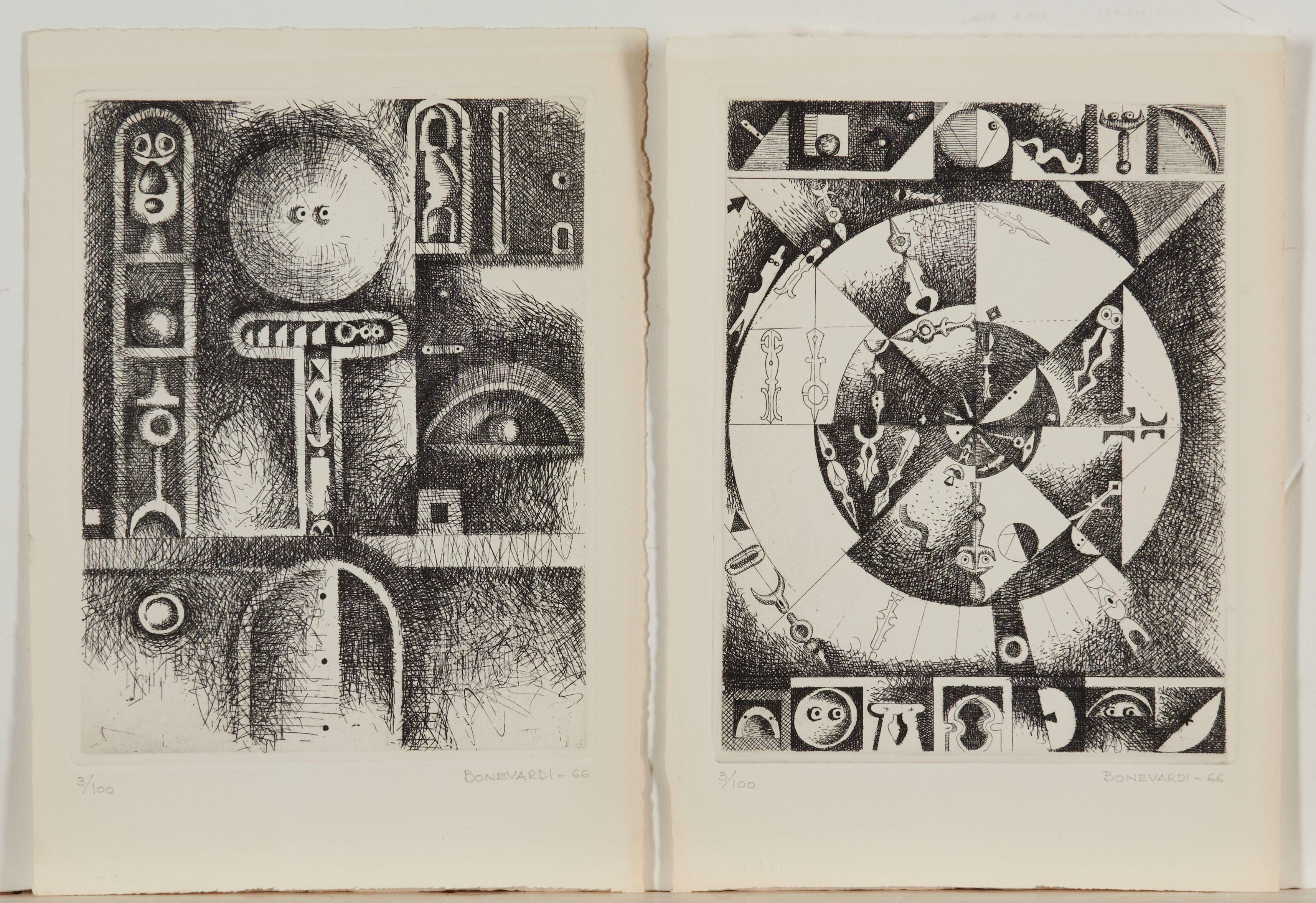 Marcelo Bonevardi - Nine Astrological Etchings