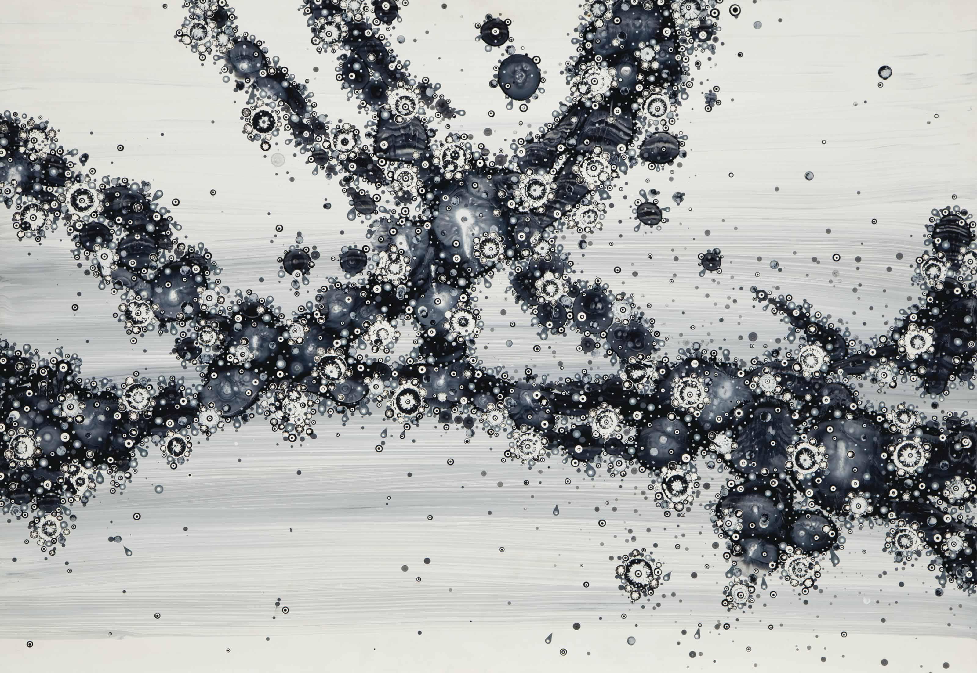 Marcelo Pombo - Guirnalda blanco y negro