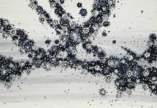 Marcelo Pombo - Guirnalda blanco y negro