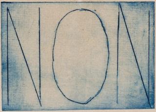 Marchel Duchamp - Non, planche issue de Première Lumière (Schwarz 570)