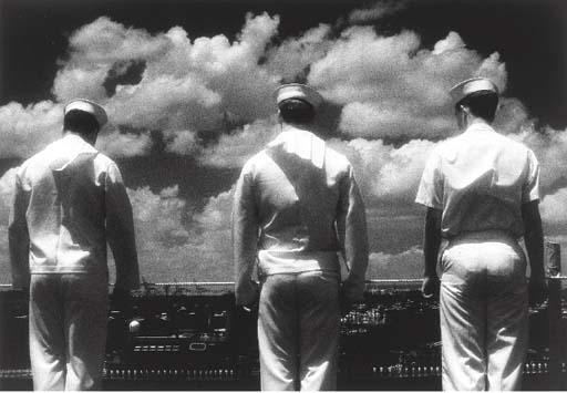 Marcia Lippman - Three Sailors on the J.F.K., Liberty Weekend; and Rugby Team, West Point