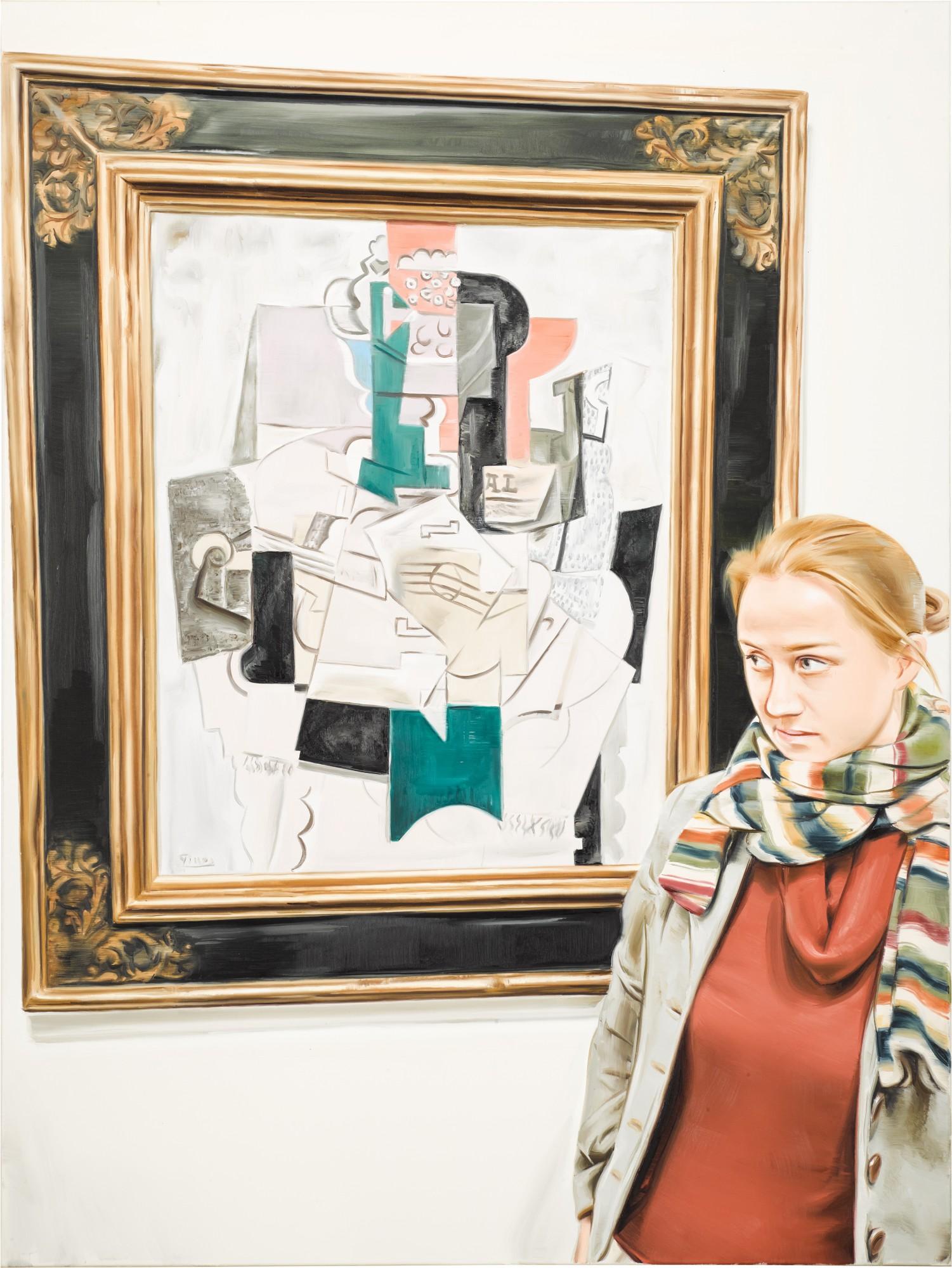 Marcin Maciejowski - Bowl of Fruit, Violin and Bottle (1914)