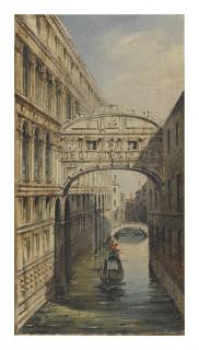 Marco Grubacs - A Gondola Under The Ponte Dei Sospiri, Venice