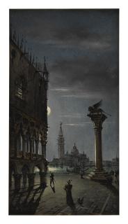 Marco Grubacs - Piazza San Marco By Moonlight, Venice 