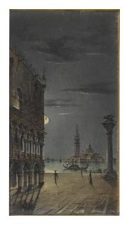 Marco Grubacs - Piazza San Marco By Moonlight, Venice 
