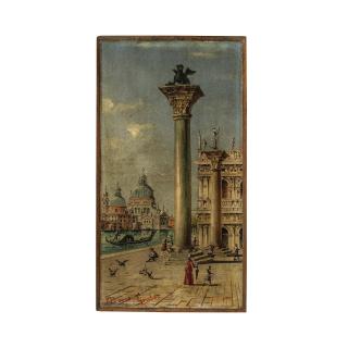 Marco Grubacs - Vue de l\'église de la Salute, Venise