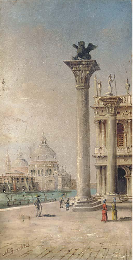 Marco Grubas - Santa Maria della Salute from St. Mark\'s