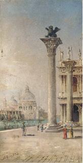 Marco Grubas - Santa Maria della Salute from St. Mark\'s