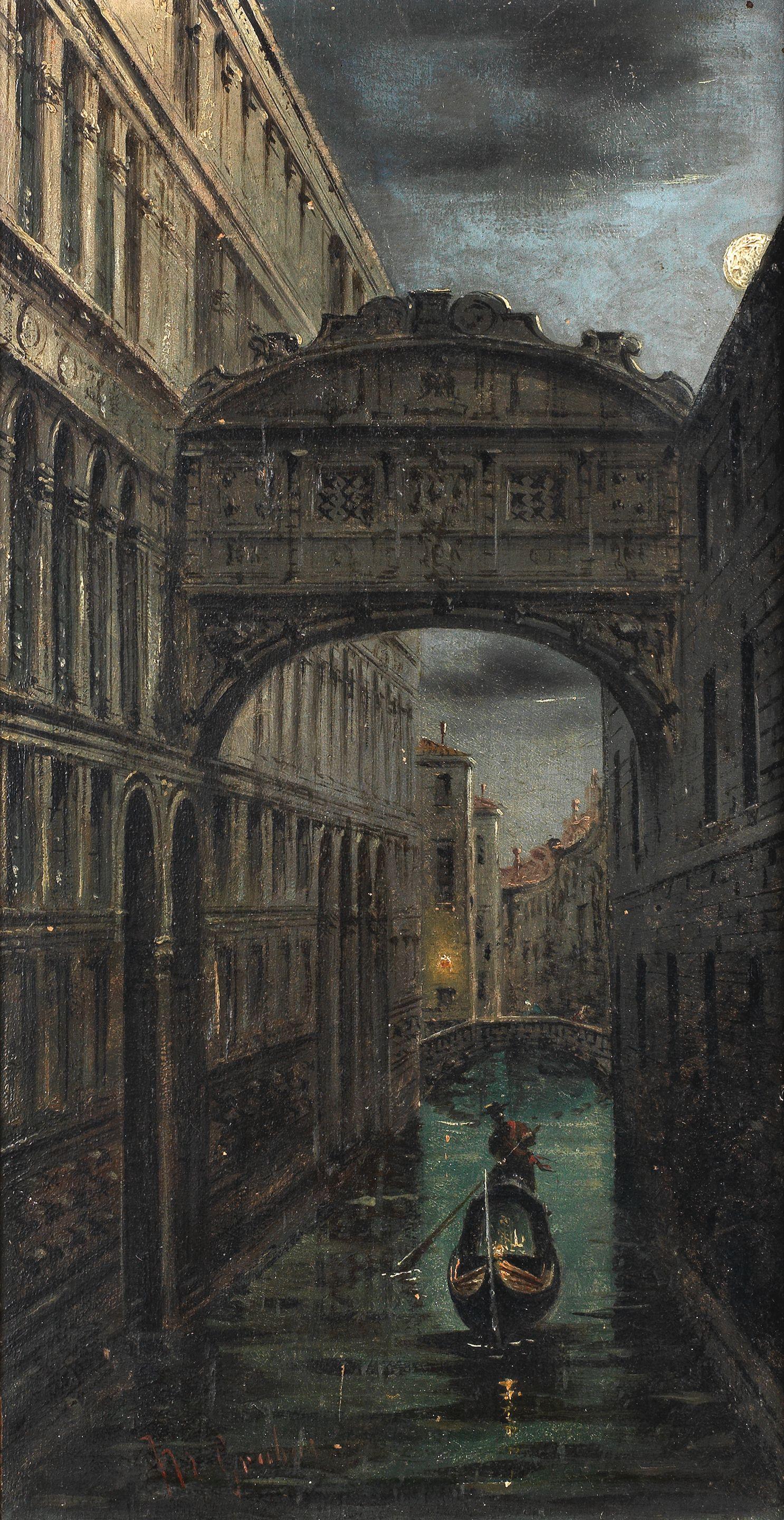 Marco Grubas - The Bridge of Sighs at night