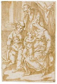 Marco Marchetti - The Holy Family With St. Anne