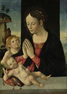 Marco Palmezzano - The Madonna and Child with the Infant Saint John the Baptist