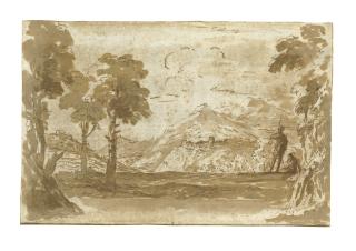 Marco Ricci - Landscape With Two Soldiers