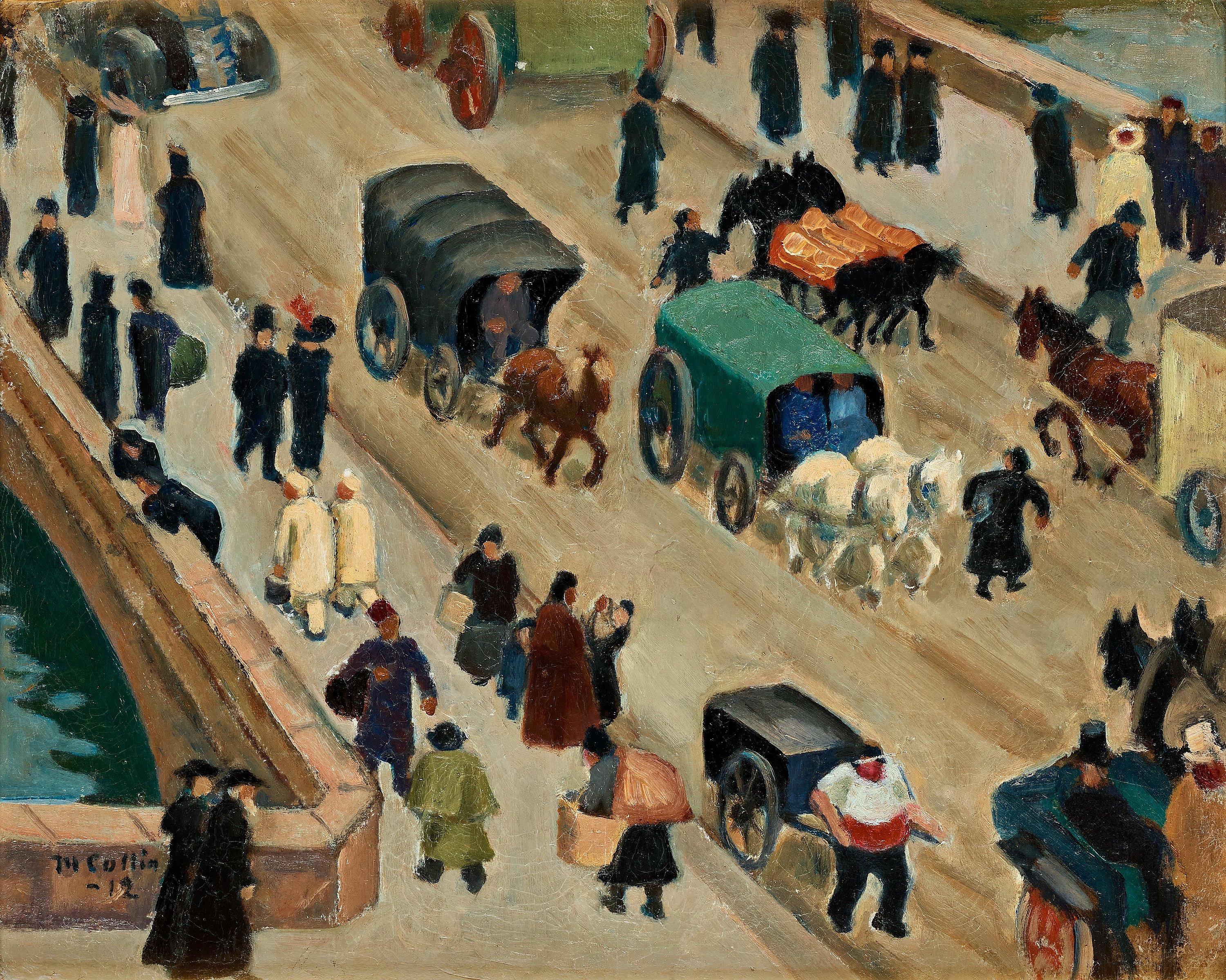 Marcus Collin - Street scene from Paris