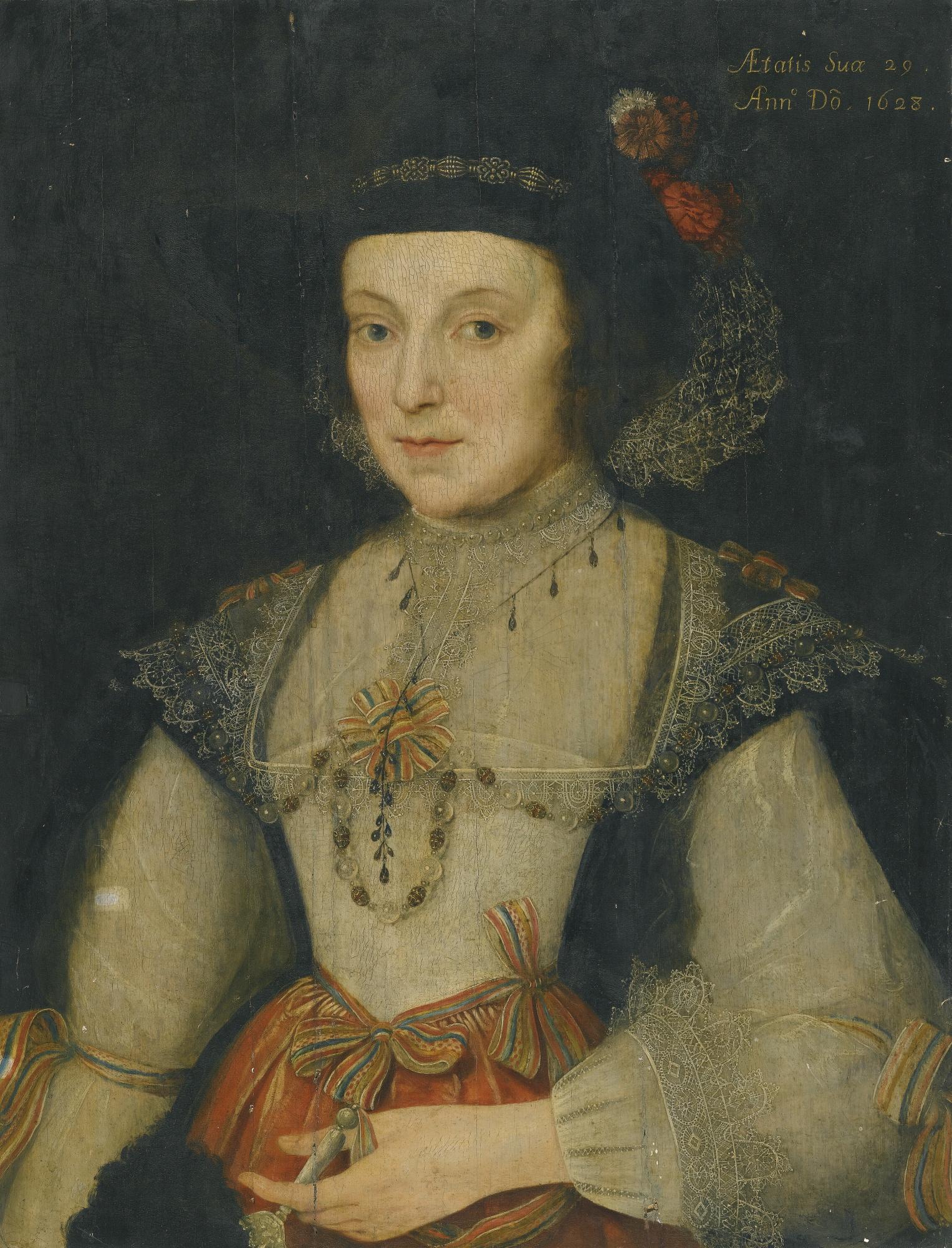 Marcus Gheeraerts the Younger - Portrait Of A Lady, Said To Be Lady  Holderness