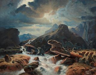 Marcus Larsson - Flowing river through rocky mountains