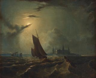Marcus Larsson - Maritime scene from Kronborg castle