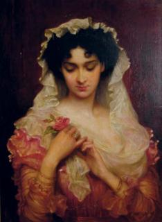 Marcus Stone - Gazing beauty