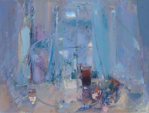 Mardi Barrie, R.S.W. - City window, Dusk