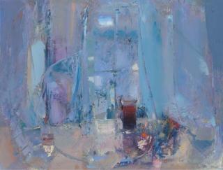 Mardi Barrie, R.S.W. - City window, Dusk