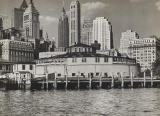 Margaret Bourke–White - Exterior view of the Aquarium in Battery Park, NYC, 1939