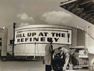 Margaret Bourke-White - Gas Station at Oil Refinery, Linden, New Jersey, 1938