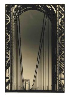 Margaret Bourke-White - George Washington Bridge, Hudson River, New York, 1930
