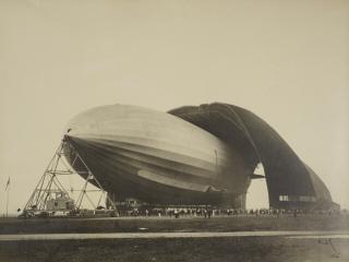 Margaret Bourke–White - Goodyear Zeppelin, United States Airship Akron, 1931