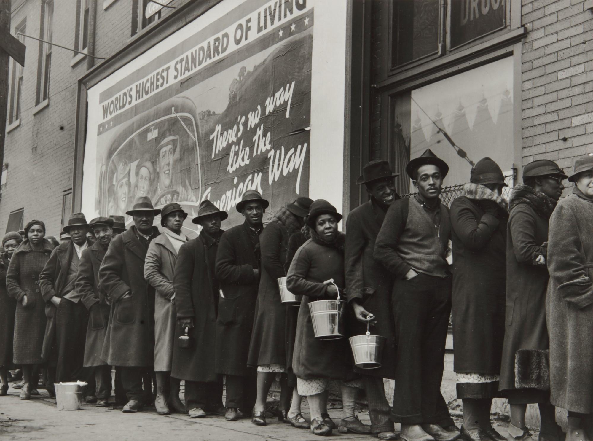 Margaret Bourke-White - Louisville Flood Red Cross Relief Station, Louisville, K. Y.
