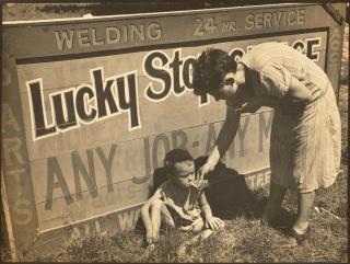 Margaret Bourke-White - Lucky Stop Garage