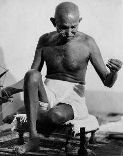 Margaret Bourke-White - Portrait of Mahatma Gandhi