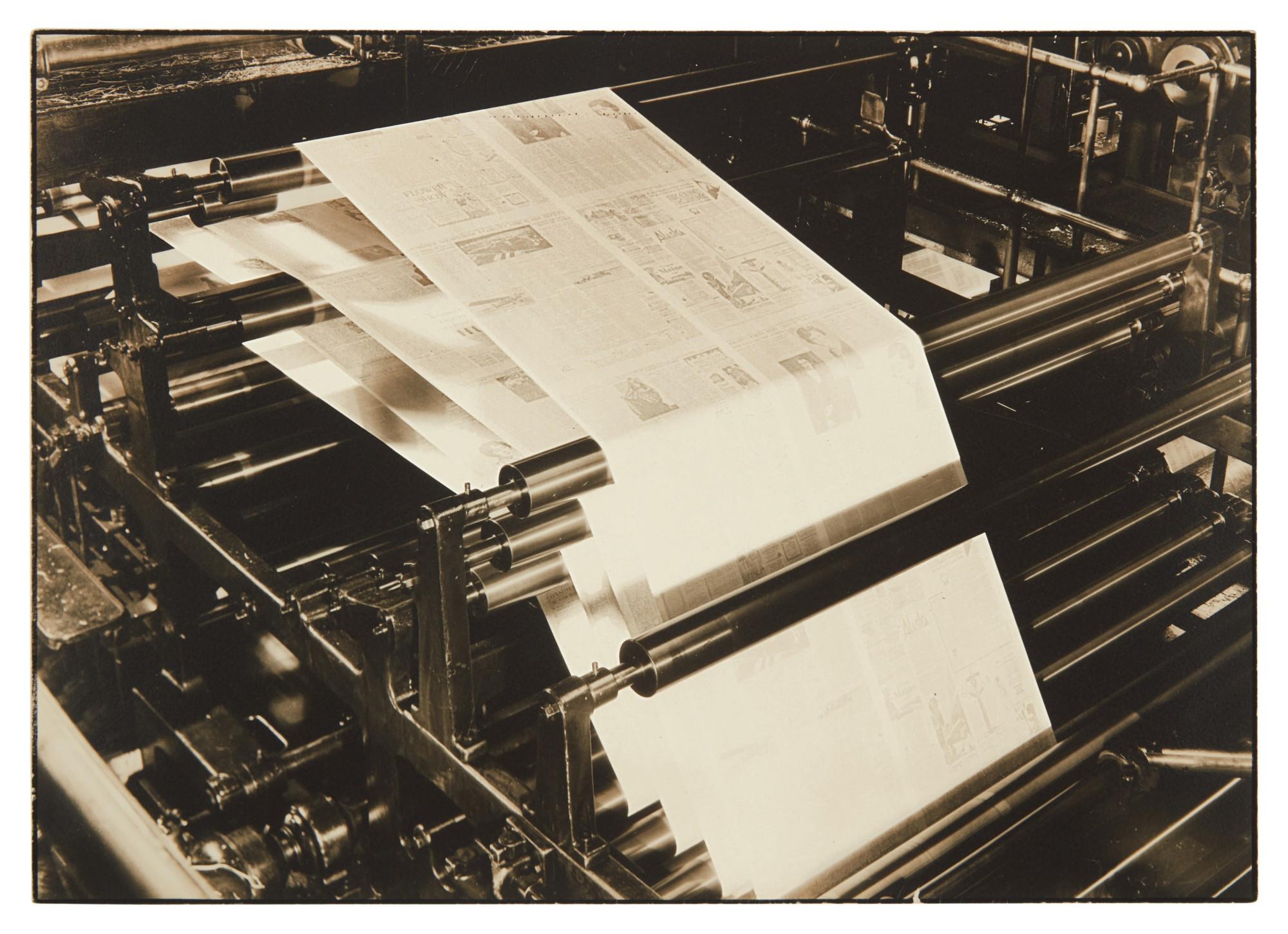 Margaret Bourke-White - Printing Press, The New York Times