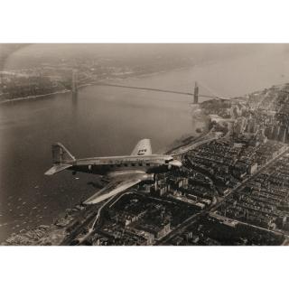 Margaret Bourke-White - Silver Fleet Over Hudson River