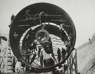 Margaret Bourke-White - Steel Liner for Diversion Tunnel