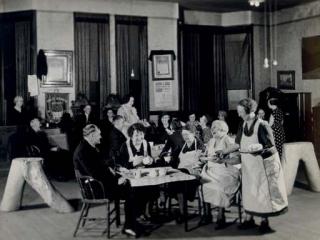 Margaret Bourke-White - The Sunbeam Club, Muncie, Indiana, 1937